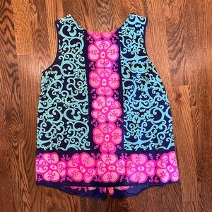 Lilly Pulitzer sleeveless silk top